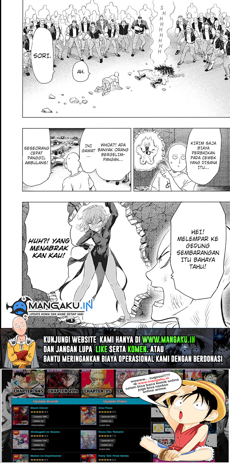 Read One Punch-Man Bahasa Indonesia (ID) Manga Online