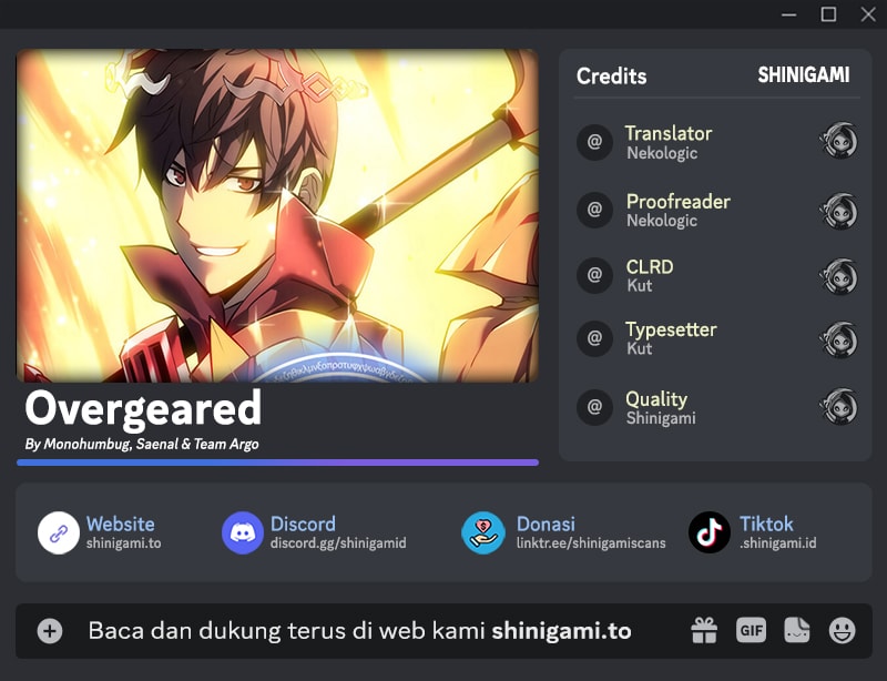 Read Overgeared (ID) Manga Online