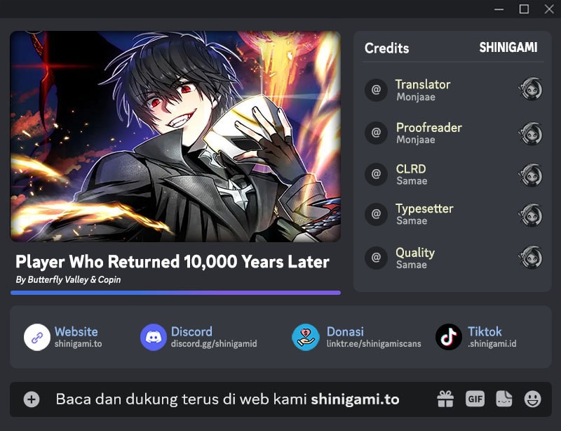 Read Player Who Returned 10,000 Years Later (ID) Manga Online
