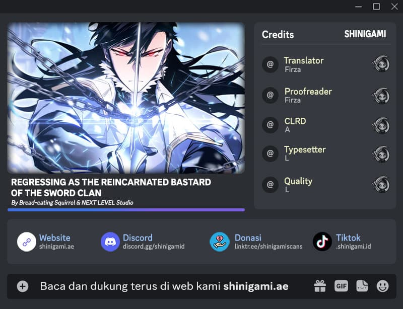 Read Regressing As The Reincarnated Bastard Of The Sword Clan (ID) Manga Online