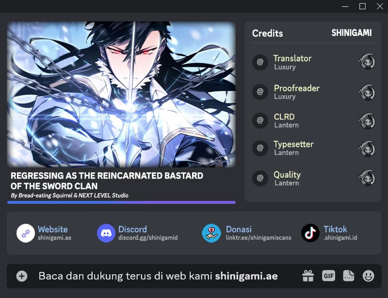 Read Regressing As The Reincarnated Bastard Of The Sword Clan (ID) Manga Online