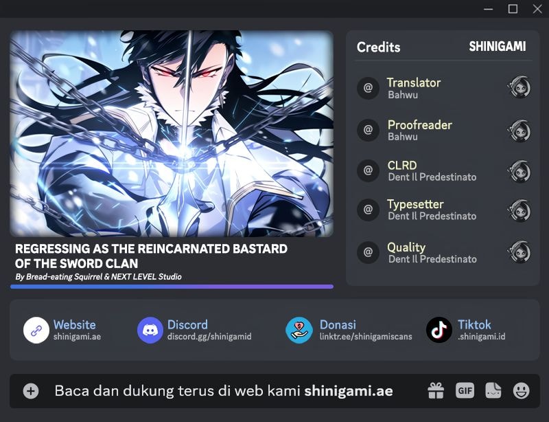 Read Regressing As The Reincarnated Bastard Of The Sword Clan (ID) Manga Online