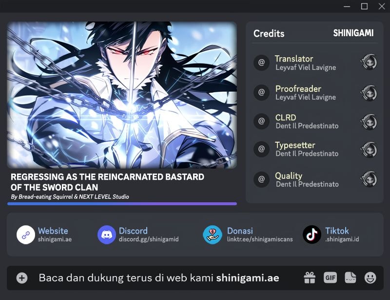 Read Regressing As The Reincarnated Bastard Of The Sword Clan (ID) Manga Online