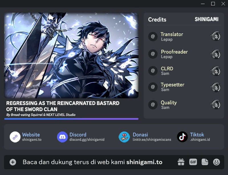 Read Regressing As The Reincarnated Bastard Of The Sword Clan (ID) Manga Online