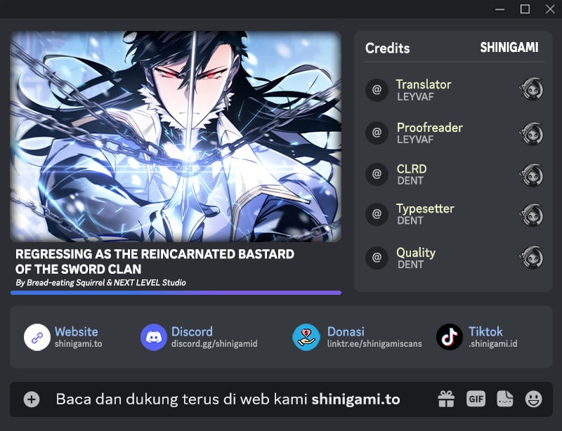 Read Regressing As The Reincarnated Bastard Of The Sword Clan (ID) Manga Online