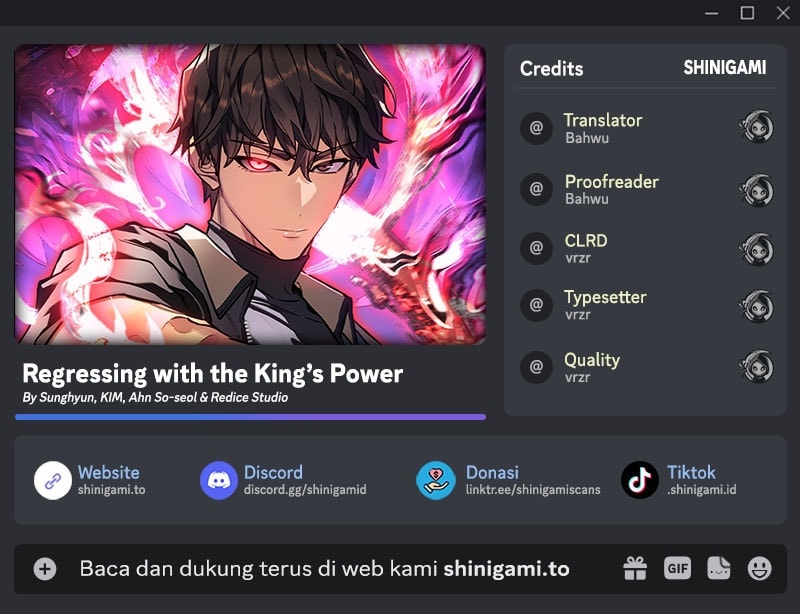 Read Regressing With The King’s Power (ID) Manga Online