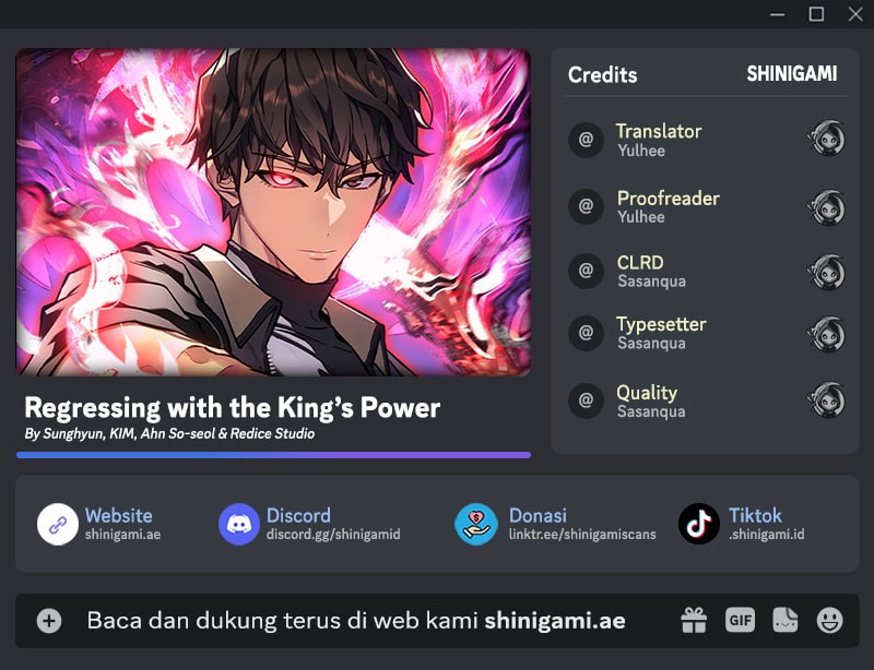 Read Regressing With The King’s Power (ID) Manga Online