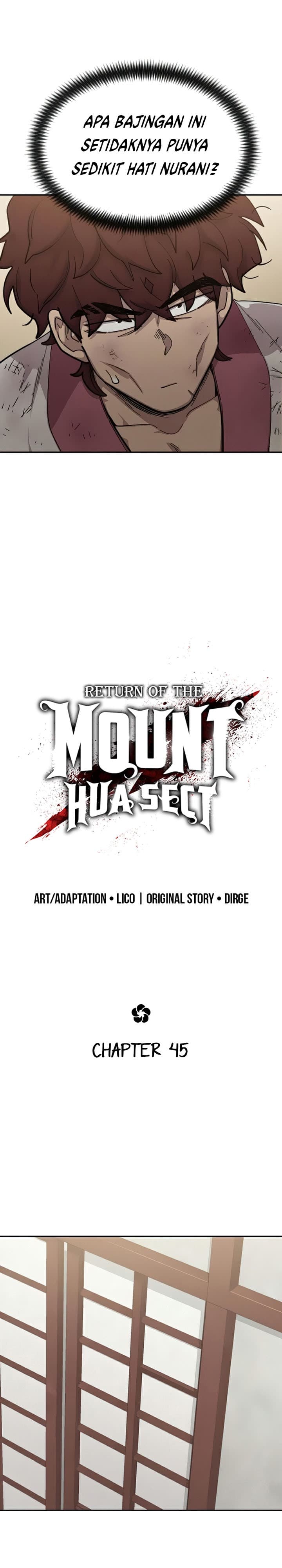 Read Return Of The Mount Hua Sect (ID) Manga Online