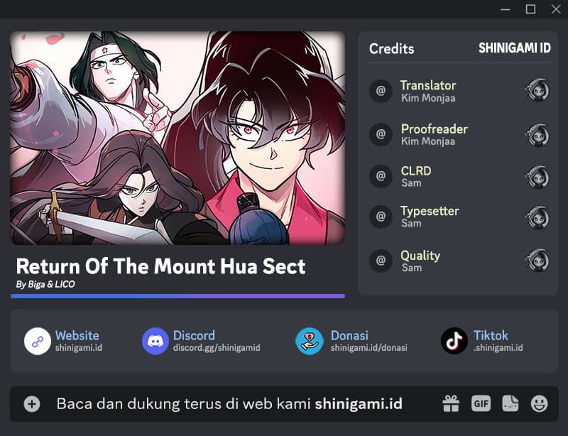 Read Return Of The Mount Hua Sect (ID) Manga Online