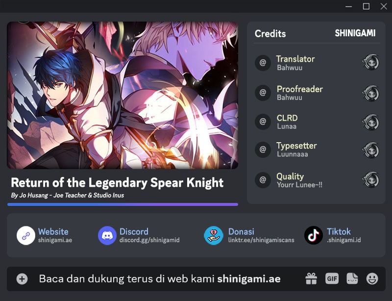 Read Return of the Legendary Spear Knight (ID) Manga Online