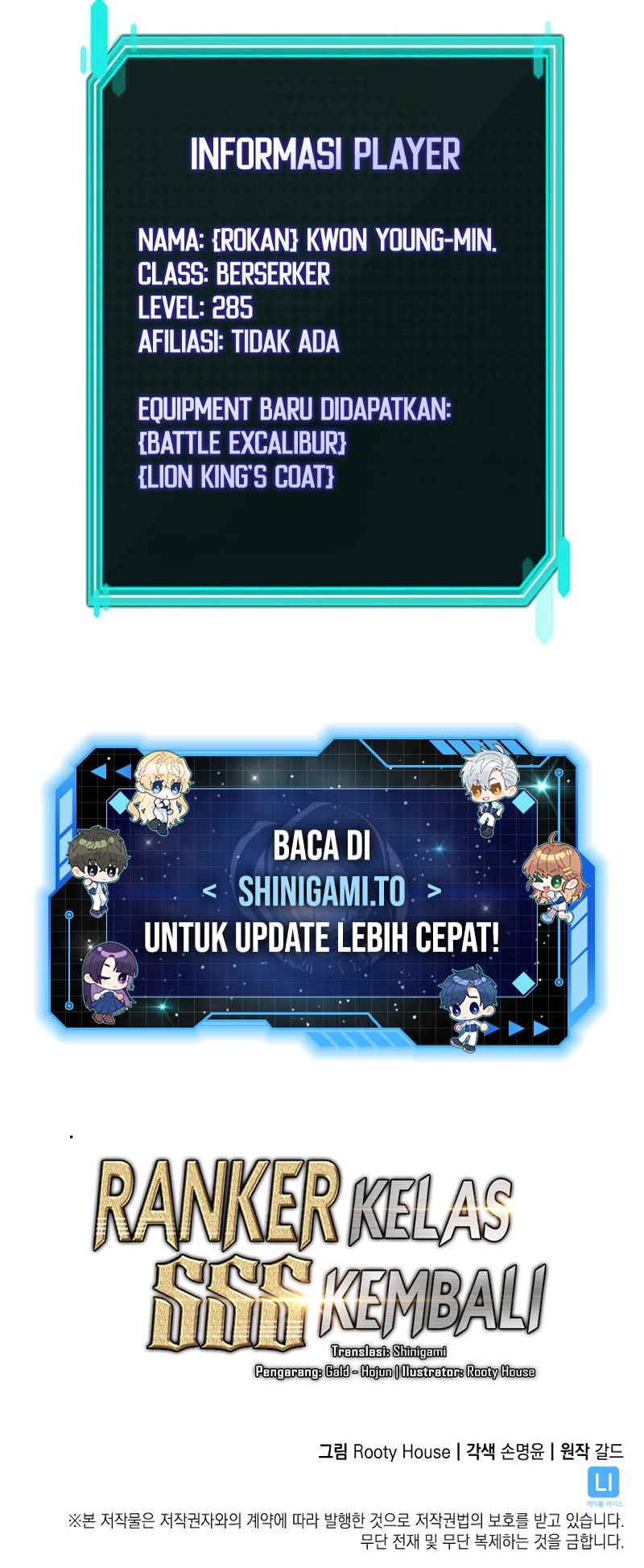 Read Return of the SSS-Class Ranker (ID) Manga Online