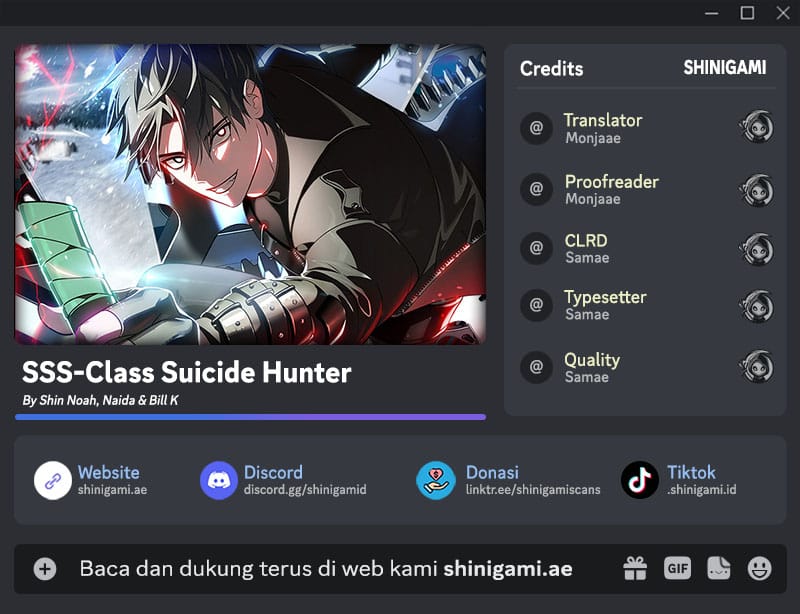 Read SSS-Class Suicide Hunter (ID) Manga Online