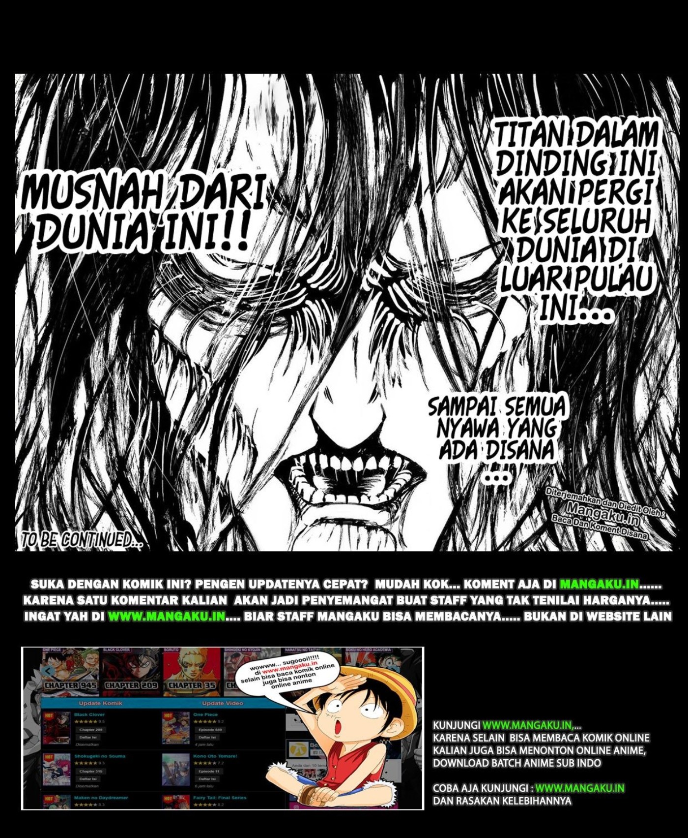Read Shingeki no Kyojin Bahasa Indonesia (ID) Manga Online