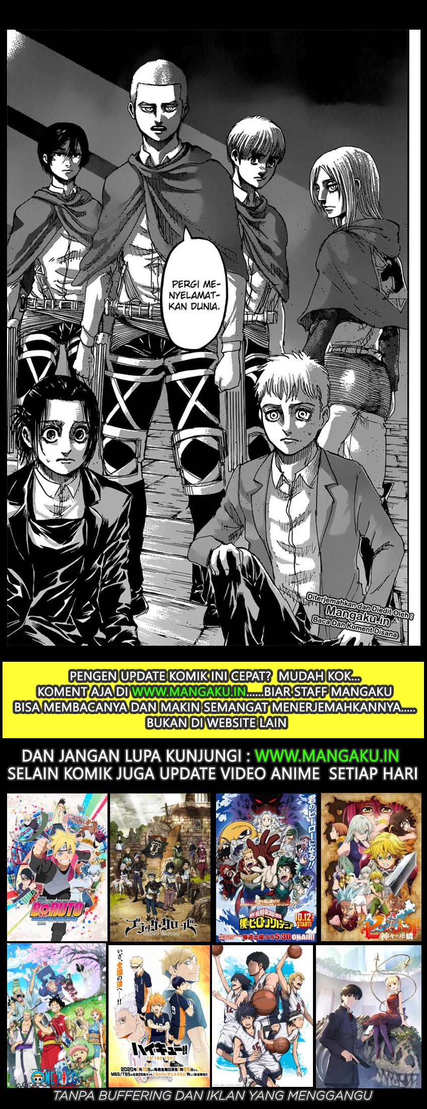 Read Shingeki no Kyojin Bahasa Indonesia (ID) Manga Online