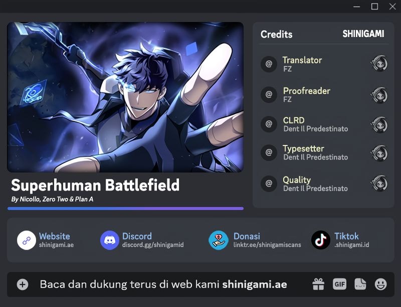 Read Superhuman Battlefield (ID) Manga Online