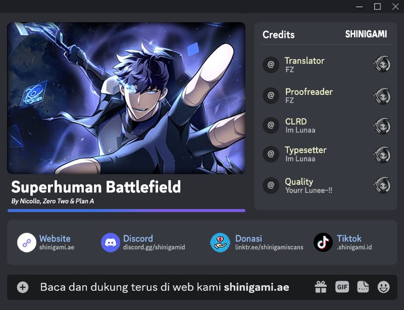 Read Superhuman Battlefield (ID) Manga Online