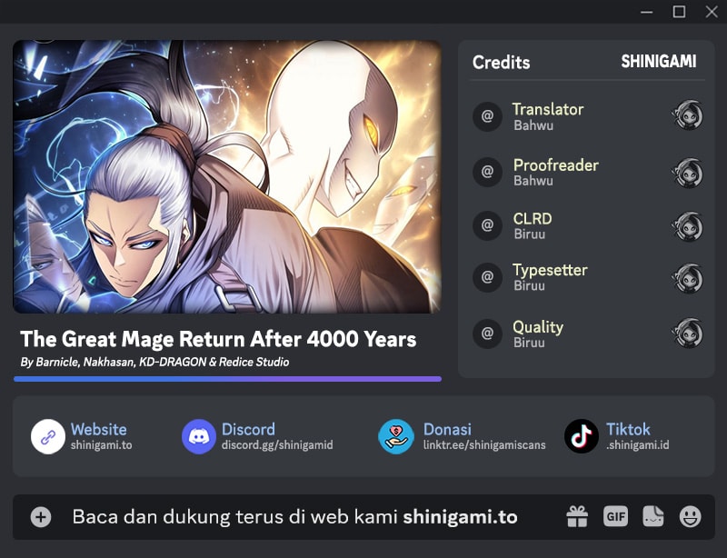 Read The Great Mage Return After 4000 Years (ID) Manga Online