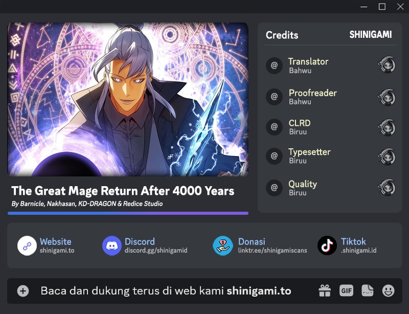 Read The Great Mage Return After 4000 Years (ID) Manga Online