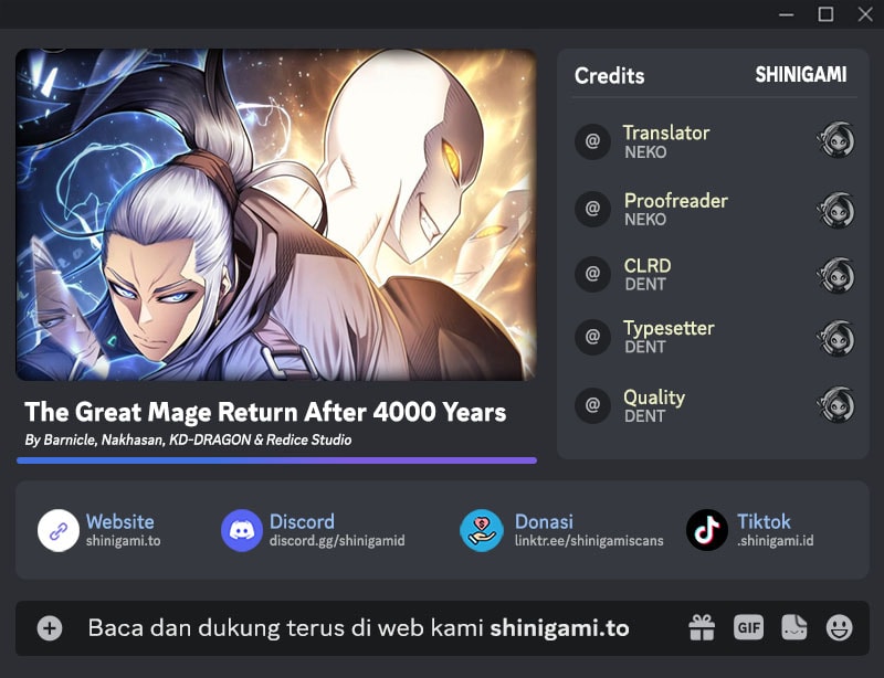 Read The Great Mage Return After 4000 Years (ID) Manga Online