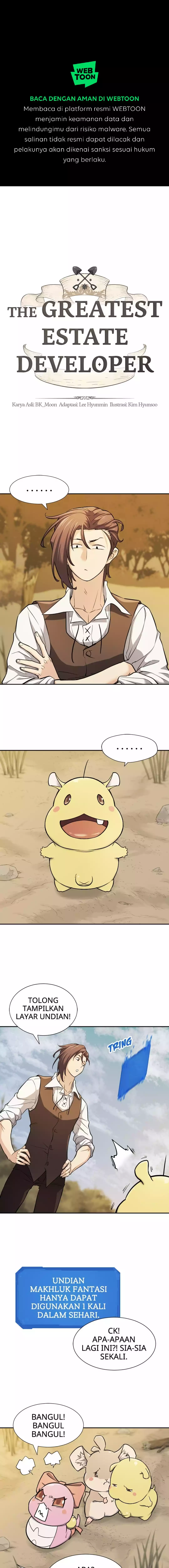 Read The Greatest Estate Developer (ID) Manga Online