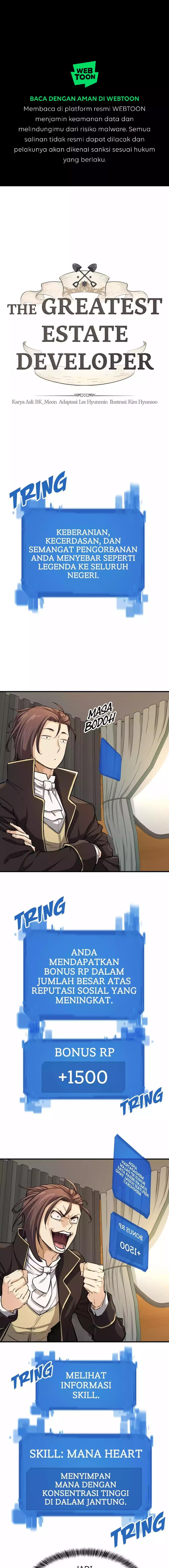 Read The Greatest Estate Developer (ID) Manga Online