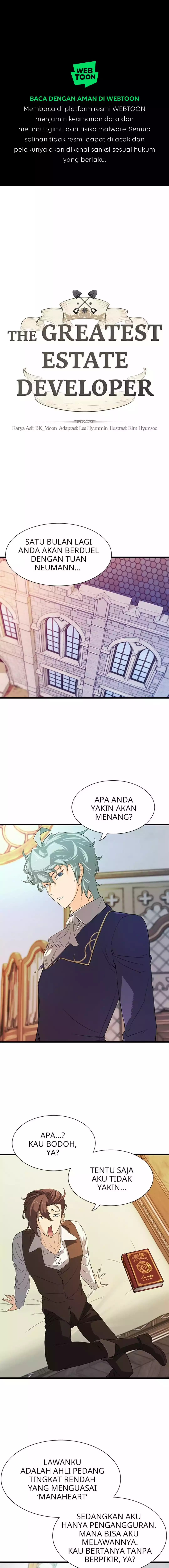 Read The Greatest Estate Developer (ID) Manga Online