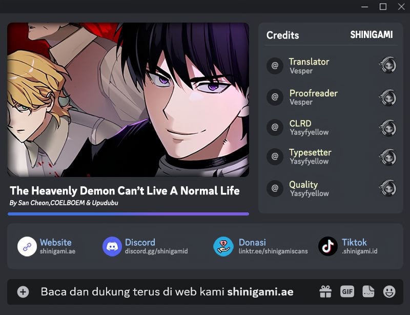 Read The Heavenly Demon Can’t Live A Normal Life (ID) Manga Online