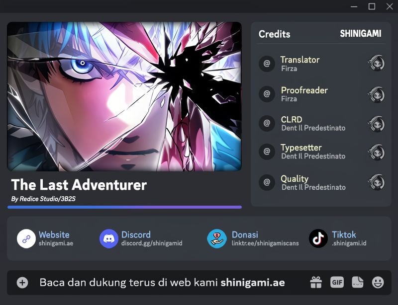 Read The Last Adventurer (ID) Manga Online