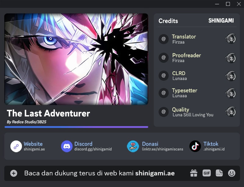 Read The Last Adventurer (ID) Manga Online