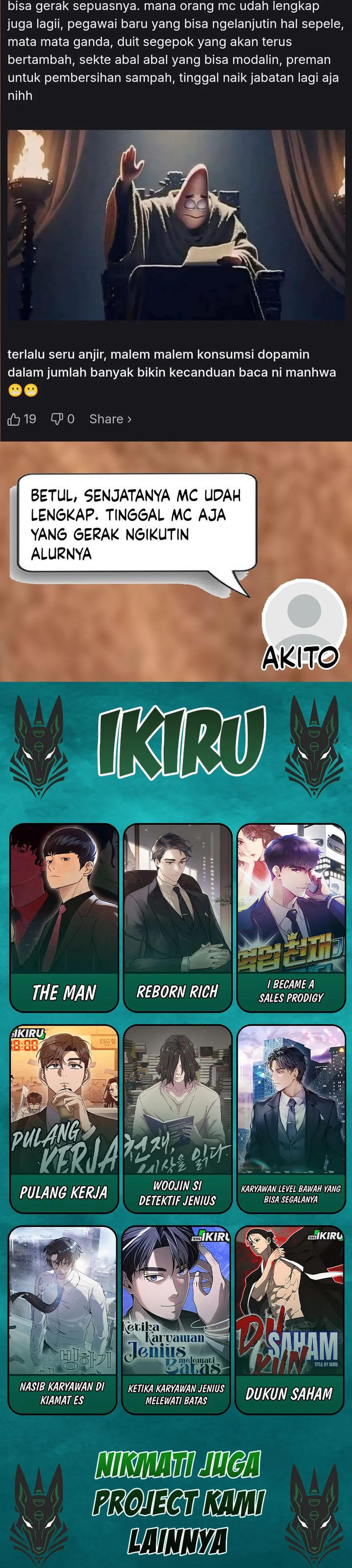 Read The Man Bahasa Indonesia (ID) Manga Online