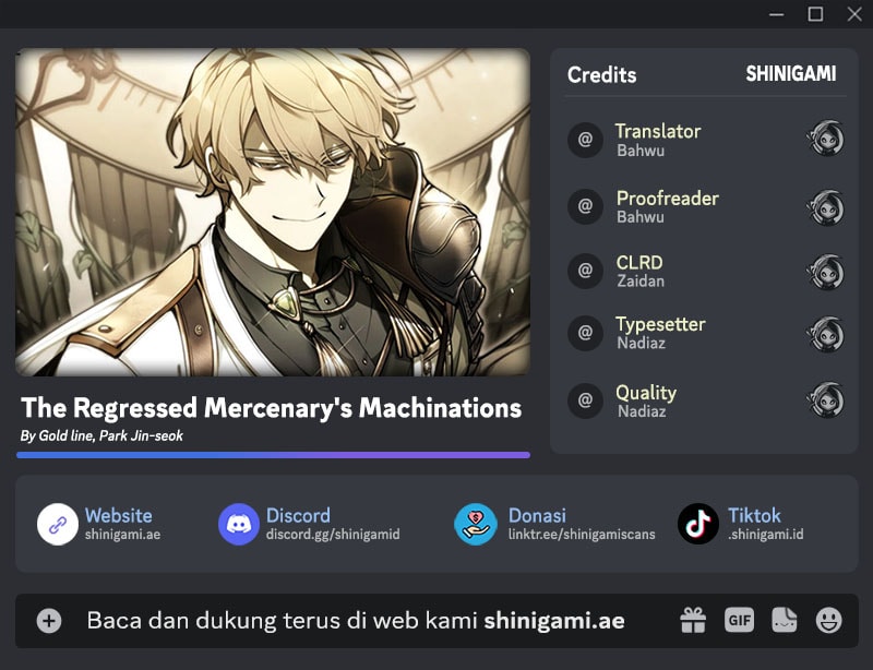 Read The Regressed Mercenary’s Machinations (ID) Manga Online
