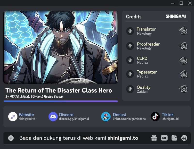 Read The Return of The Disaster Class Hero (ID) Manga Online