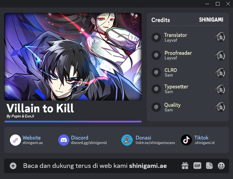 Read Villain to Kill (ID) Manga Online