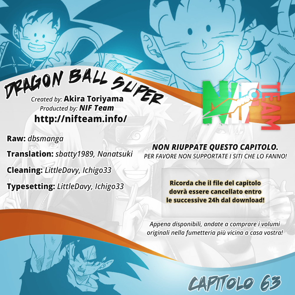 Read Dragon Ball Super (IT) Manga Online