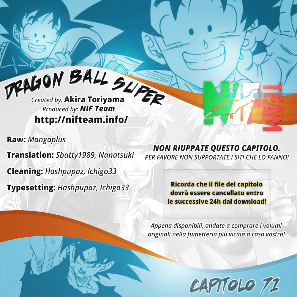 Read Dragon Ball Super (IT) Manga Online