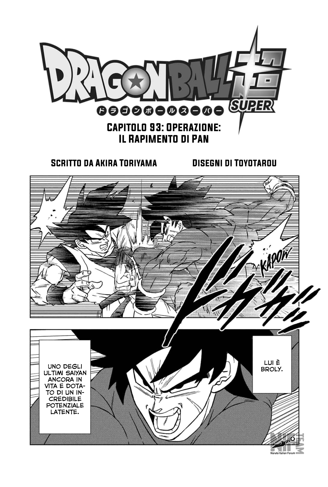 Read Dragon Ball Super (IT) Manga Online