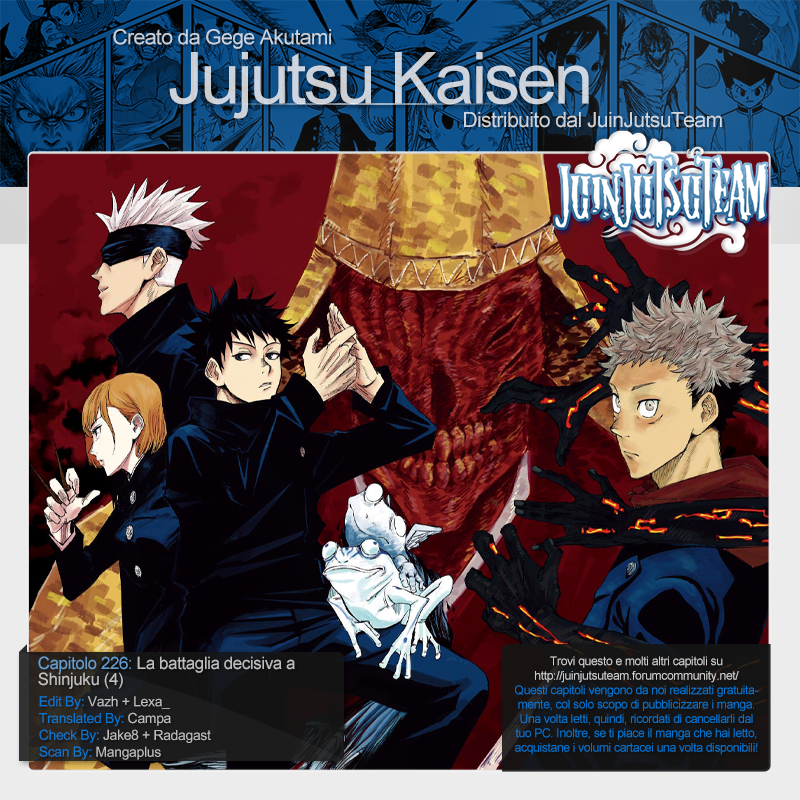 Read Jujutsu Kaisen (IT) Manga Online