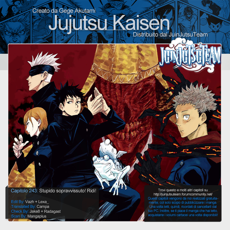 Read Jujutsu Kaisen (IT) Manga Online