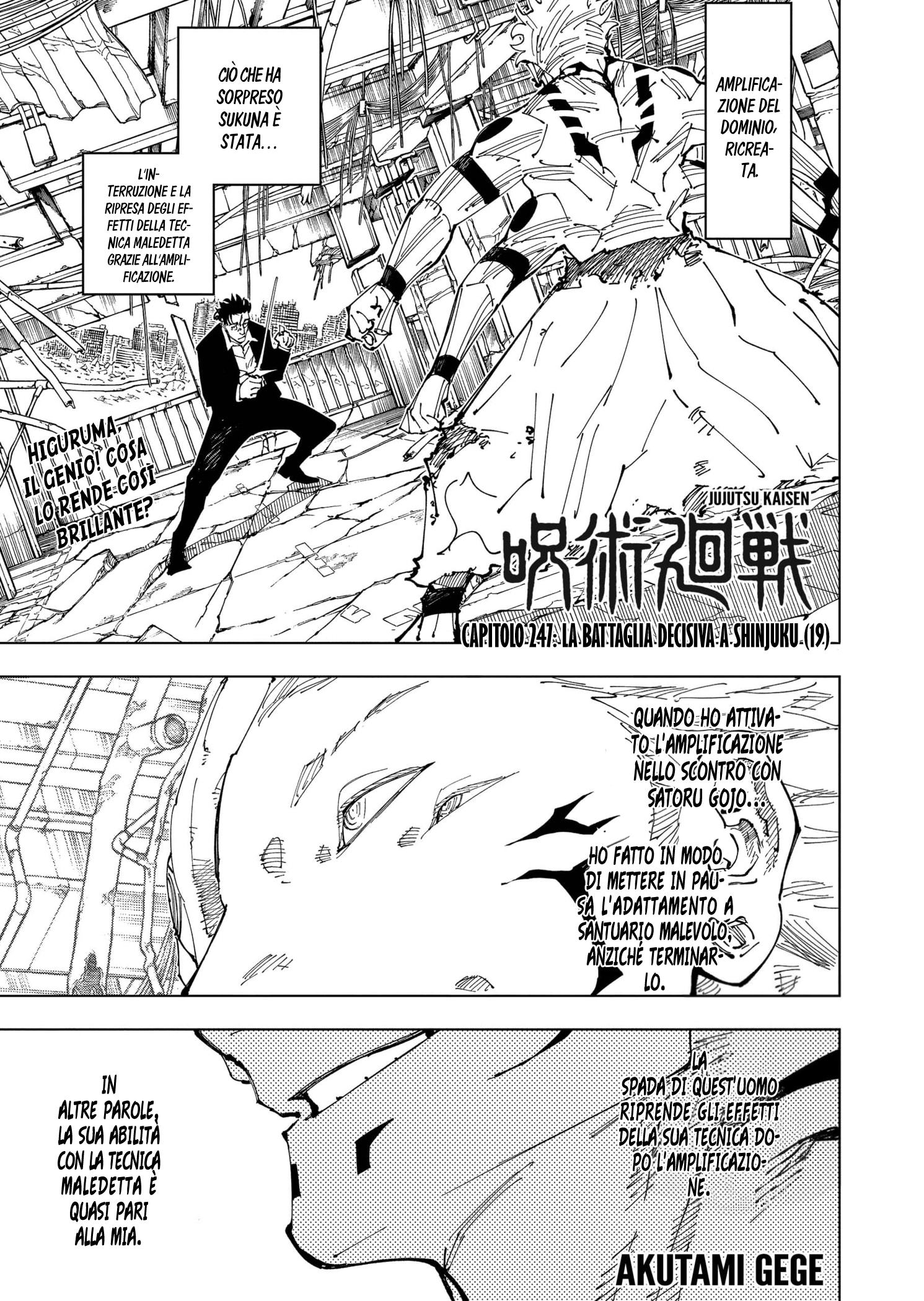 Read Jujutsu Kaisen (IT) Manga Online