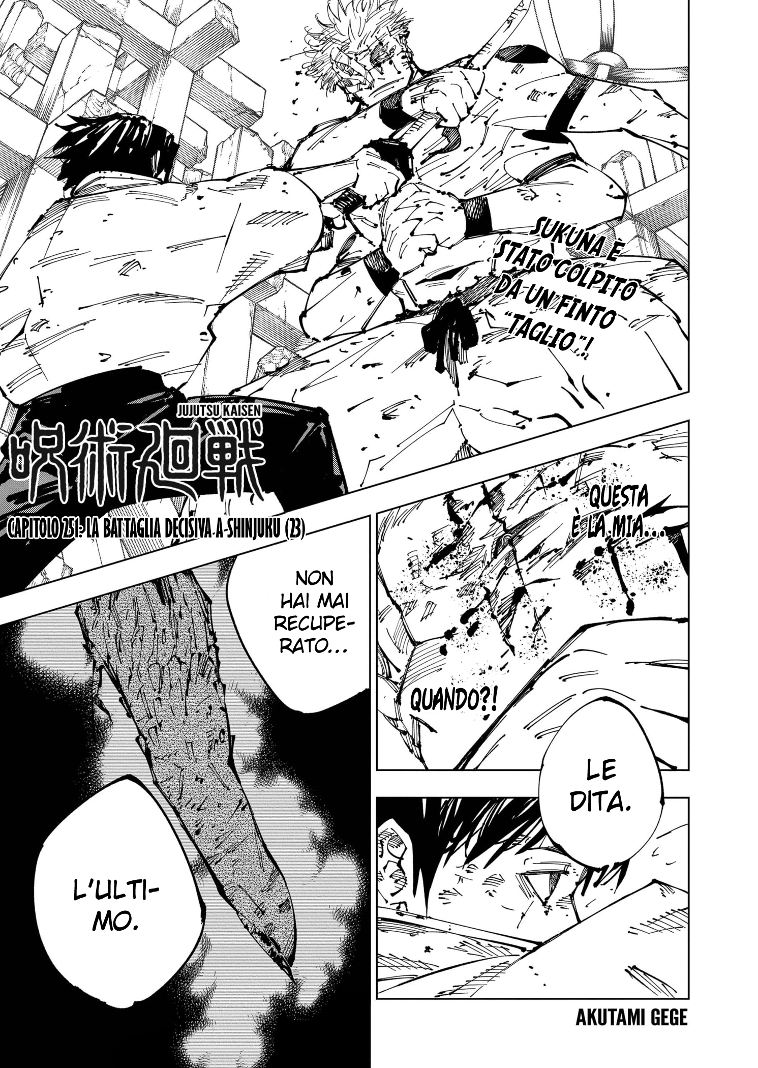 Read Jujutsu Kaisen (IT) Manga Online