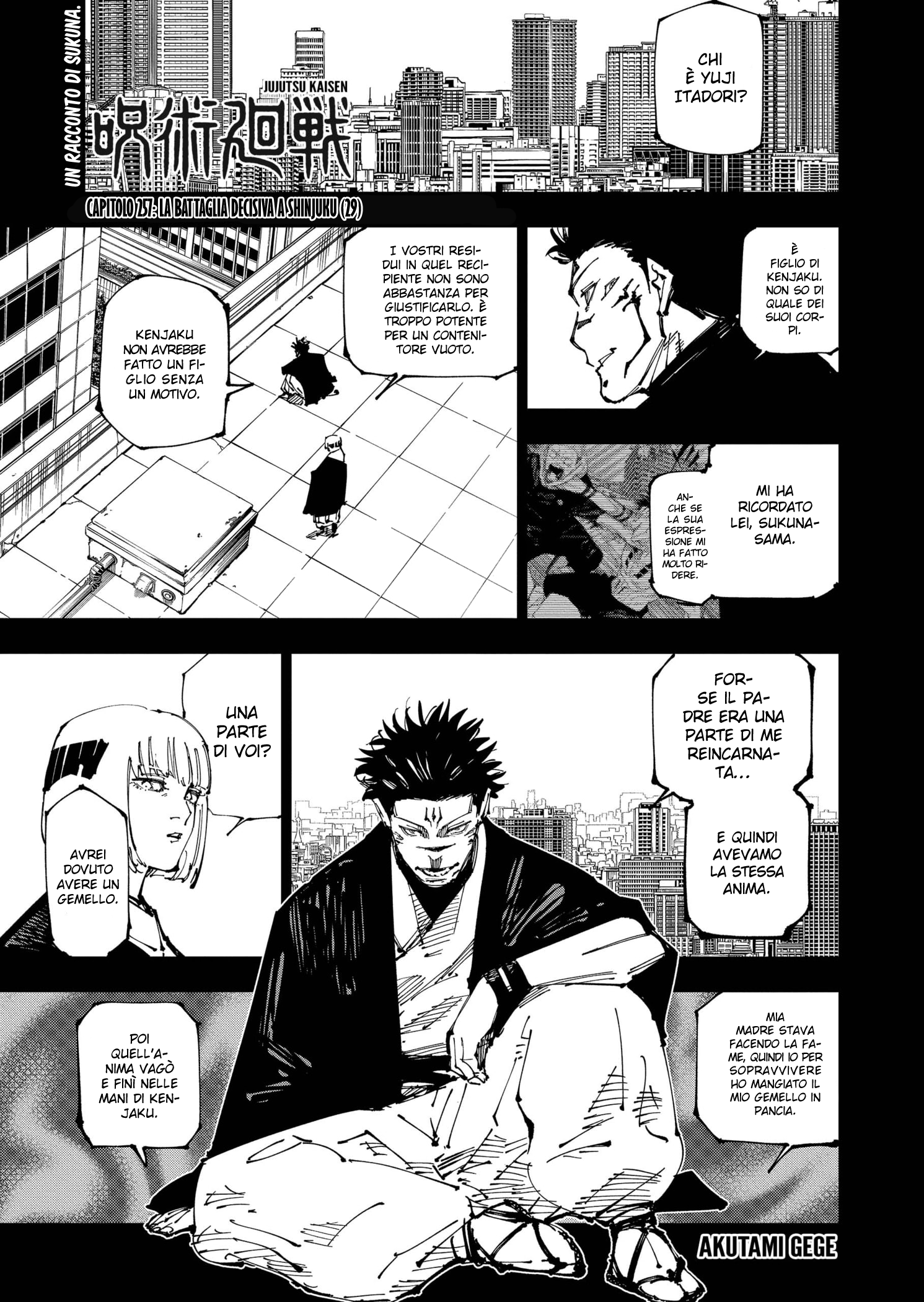 Read Jujutsu Kaisen (IT) Manga Online