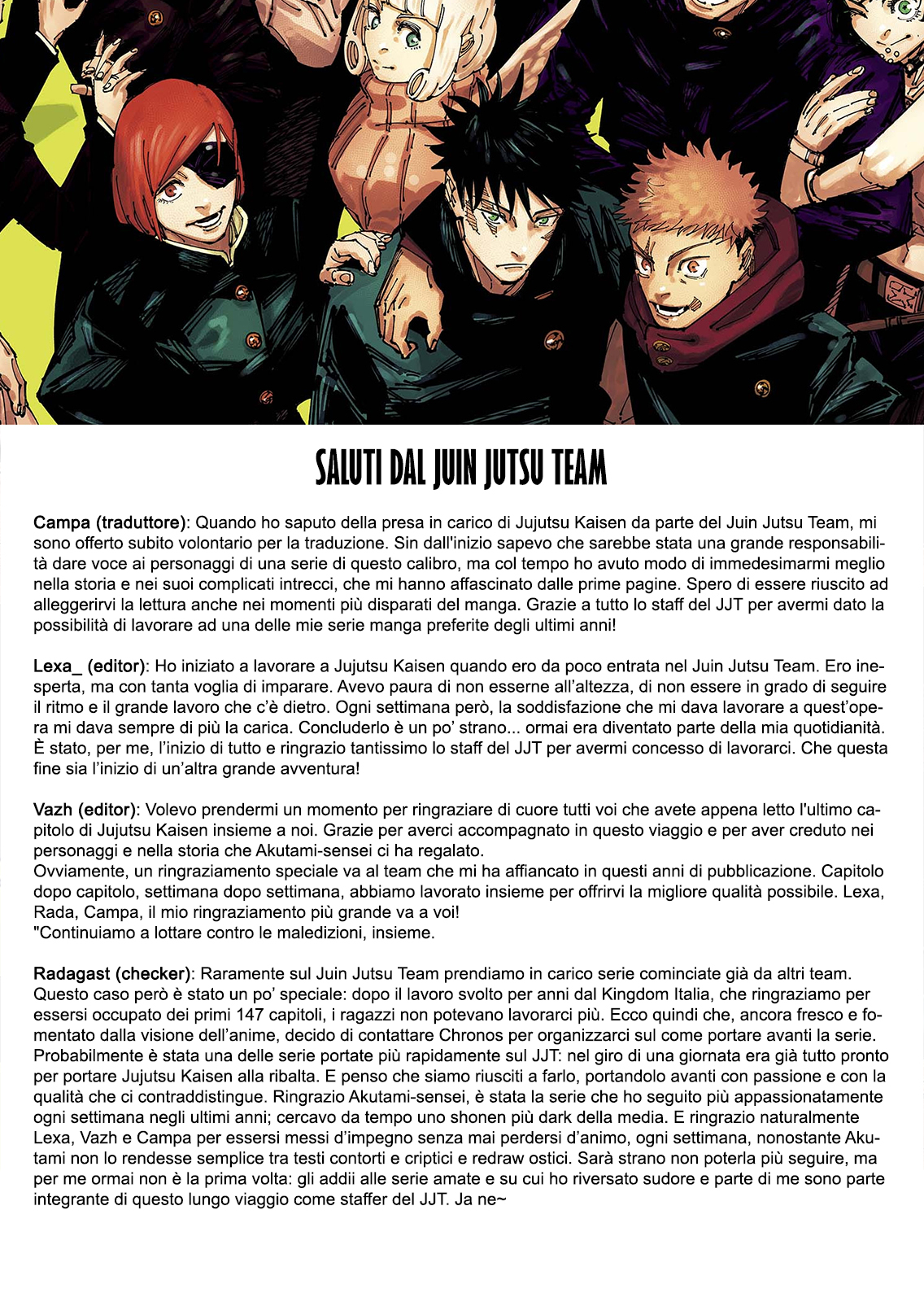 Read Jujutsu Kaisen (IT) Manga Online